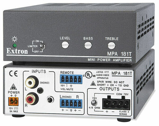 Extron Versa Tools MPA 181T - Mini Power Amp Amplifier with Power Adapter