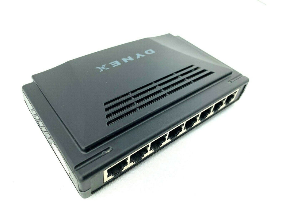 Dynex DX-ESW8 V3 8 Port 10/100 Fast Ethernet Managed Switch 9VDC 0.6A