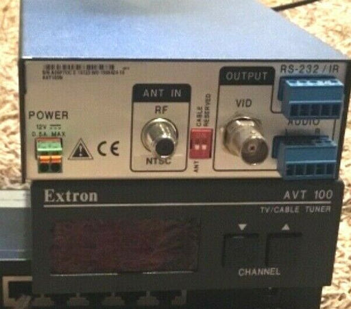 Extron AVT100N Analog CCTV Demodulator Tuner RF BNC Twist 60-647-01 RS-232