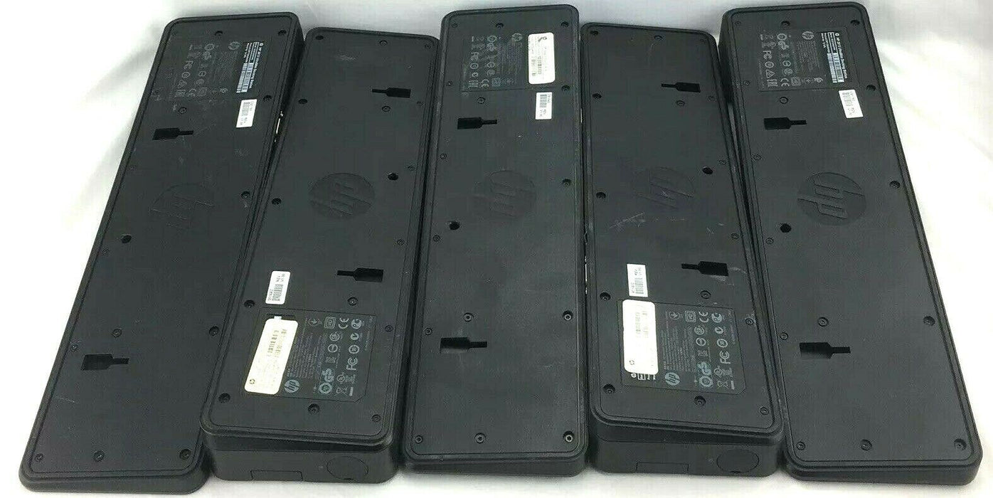 HP D9Y32AA#ABA UltraSlim Docking Station for HP Elitebook FOR PARTS Lot of 5