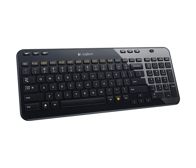 Logitech K360 Wireless Keyboard Space-Saving Full-Size Multimedia 920-004088