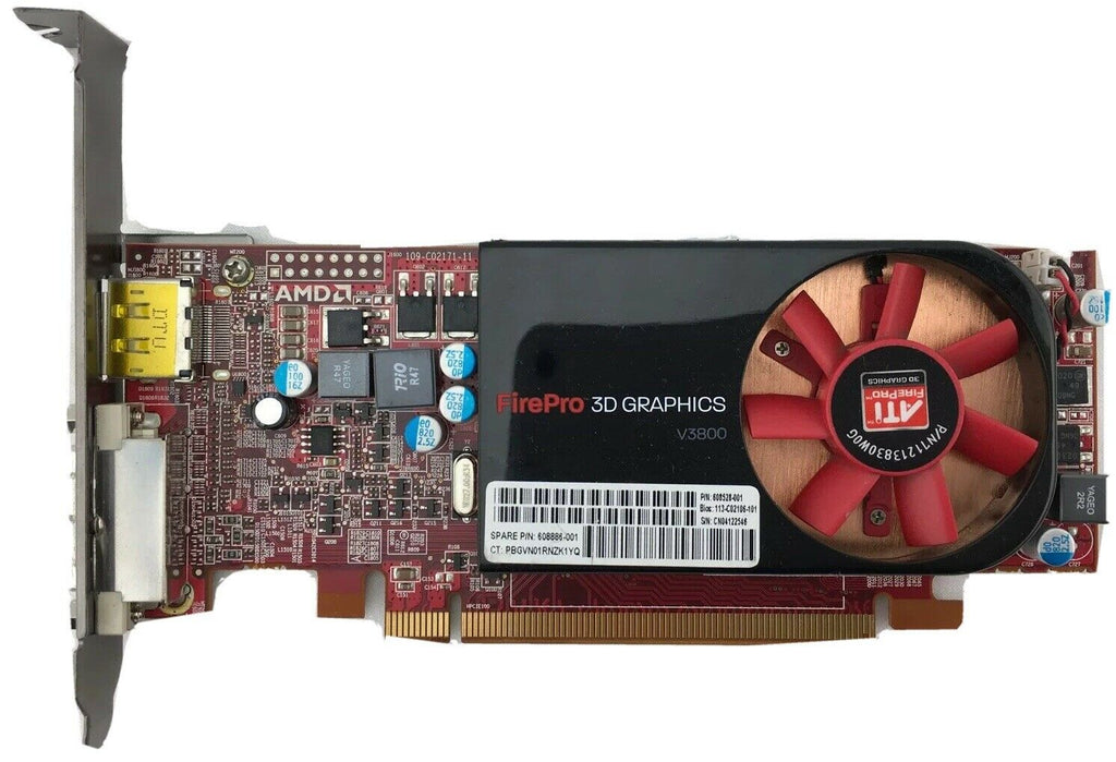 Dell AMD V3800 ATI FirePro 3D Graphics Video Card 512 MB DDR3 PCIe  71213830W0G