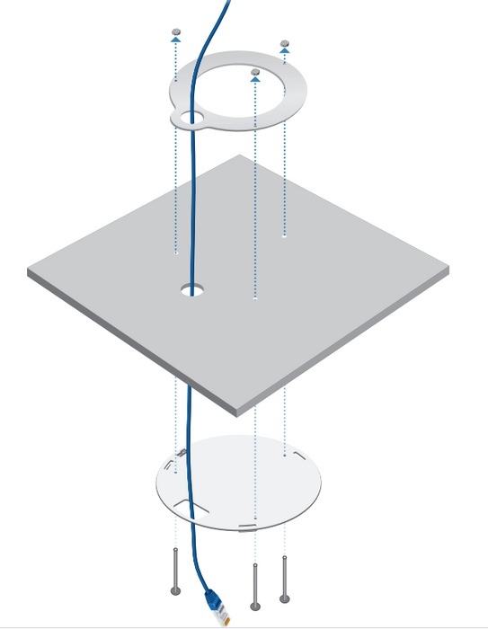 Ubiquiti Mounting Bracket & Tile Ceiling Plate w/ Screws Unifi UAP SWX-UAP NEW
