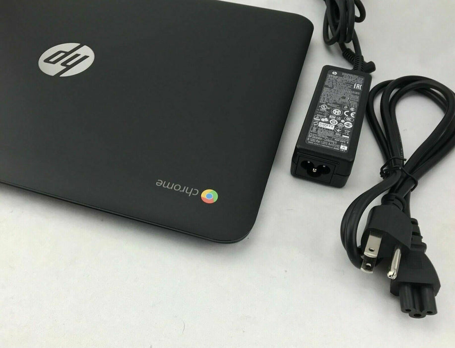 HP Chromebook 14 G3 Slim 2.1GHz 4GB 16GB SSD NVIDIA K4K11UA#ABA w/ Power Adapter